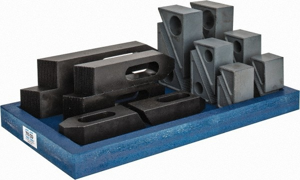 13 Piece Fixturing Step Block & Clamp Se